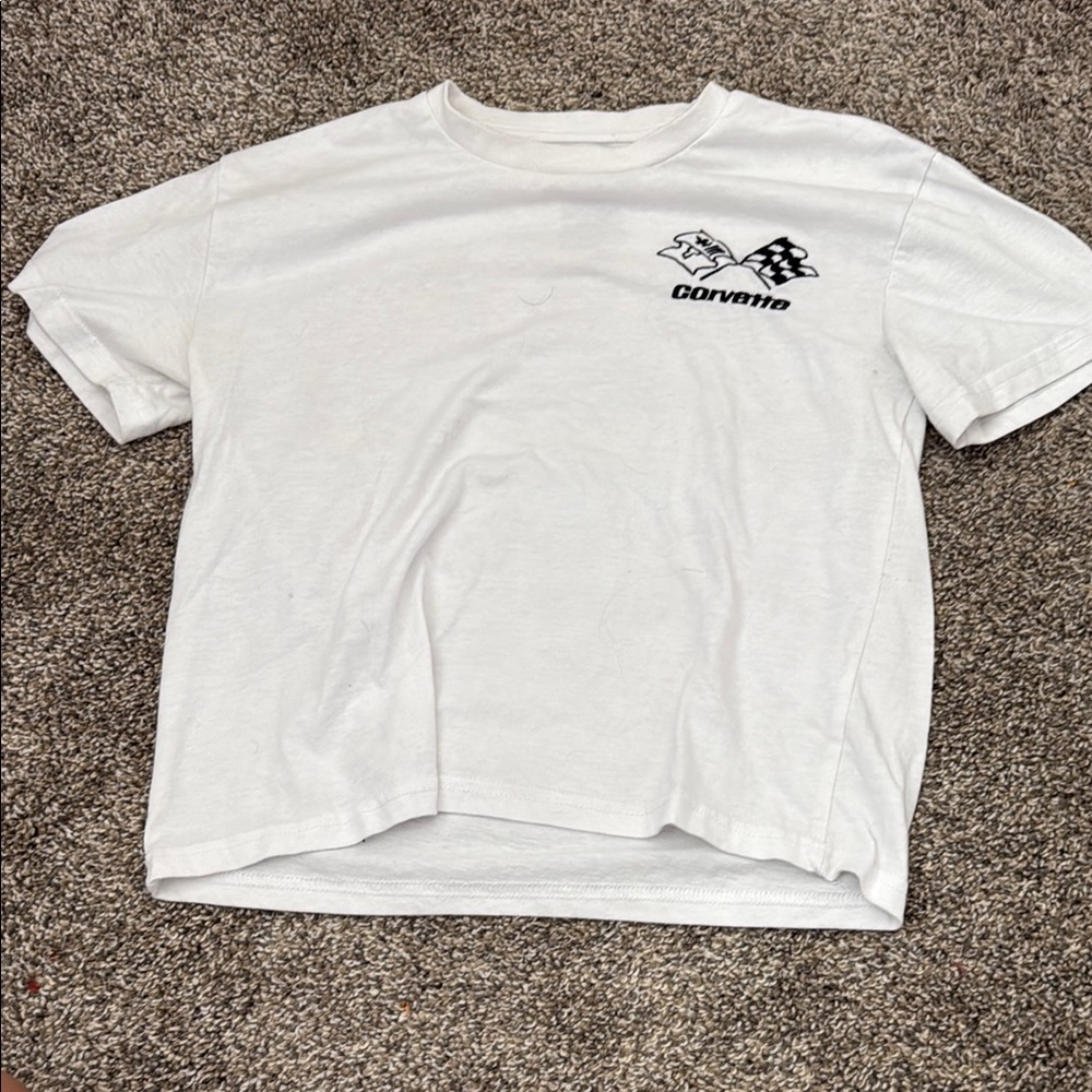 Chemistry White Short Sleeve Tees Casual Cotton